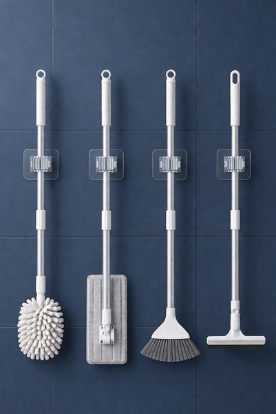 1 Piece Mop Broom Brush and Mop Hanger Handle Holder Kitchen Hanger