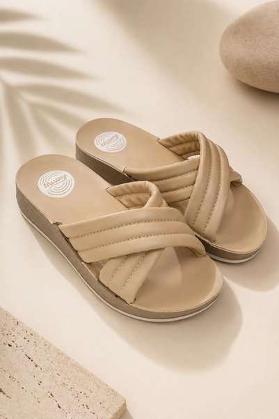 149-86 Women's Slippers Comfortable Sole Pool Beach Slippers Home Slippers Heel Spur Supported