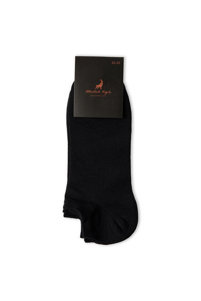 Set of 2 Cotton Blended Lycra Plain Sports Socks