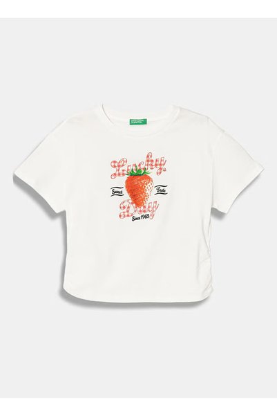 White Girls' Printed T-Shirt 3I1Xc10Sw