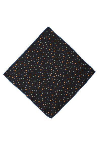 Patterned Silk Handkerchief