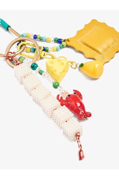 The Lobster Pasta Charm Keychain-The Recipe Book