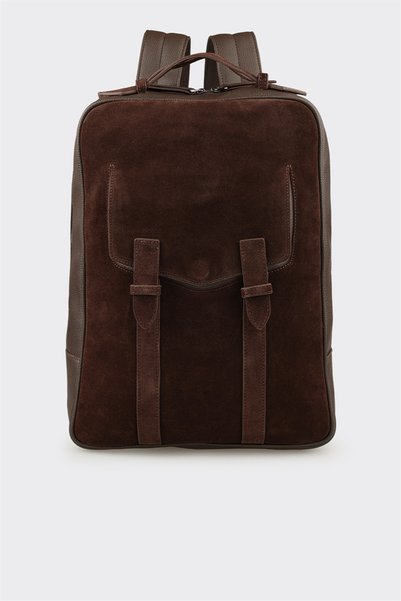 Brown Men's Backpack