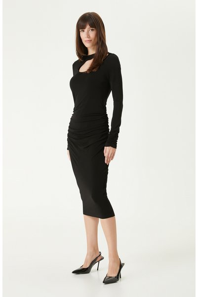 Black Midi Dress