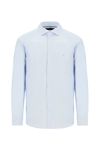 Long Sleeve Regular Fit Patterned Cotton Shirt