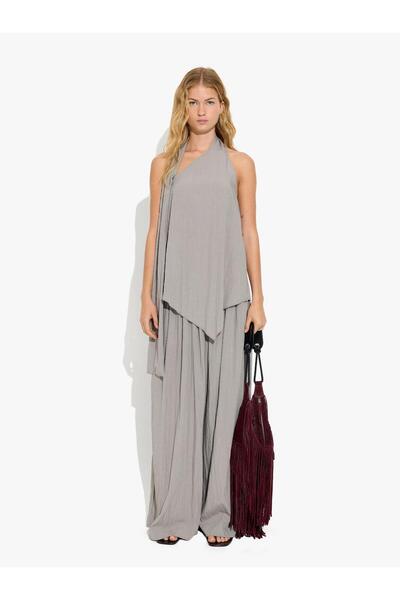 Women's Elastic Waisted Wide Leg Pants