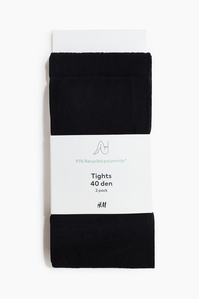 2 Pack 40 Denier Pantyhose