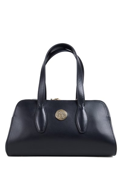 Black Women's Leather Shoulder Bag Anna-Chase