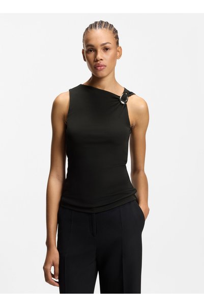 Black Women's Regular Fit Blouse 50555782