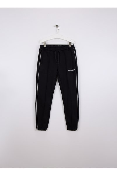 Black Boy's Printed Sweatpants 12279645
