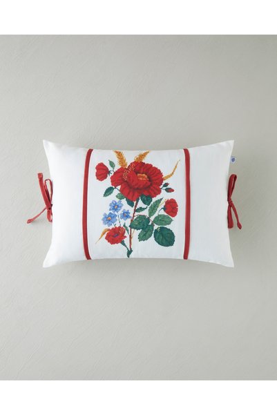 Classy Rose Filled Throw Pillow 33X50 cm Multicolor
