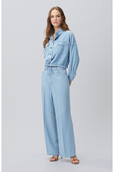 Black Pleated Trousers