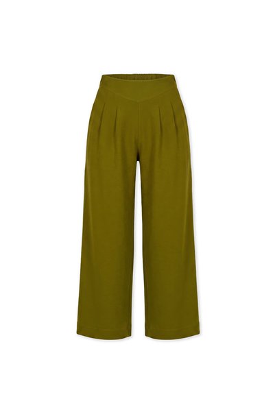 Wide Leg Elastic Waist Pants