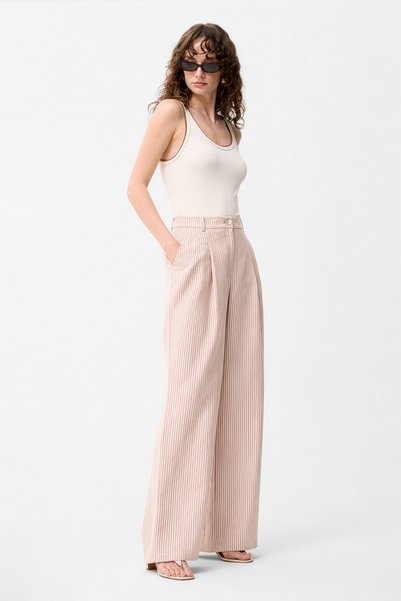 Striped Linen Trousers