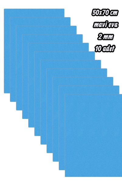50x70 cm blue eva 2 mm 10 pieces