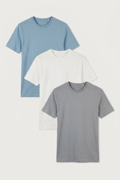 Cotton Regular Fit Crew Neck 3 Pack t Shirt Men's t Shirt 59020204S3