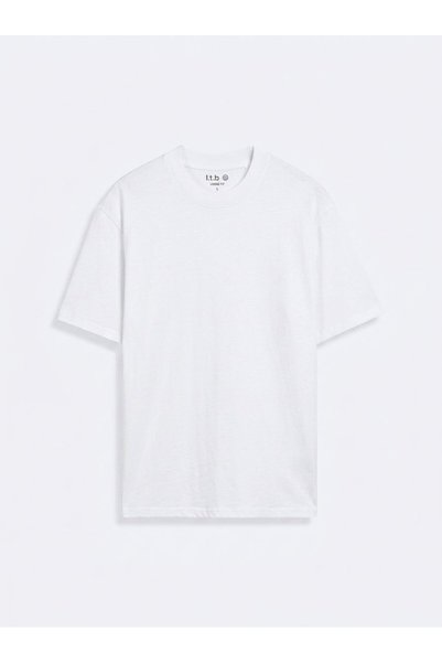 Crew Neck Basic White T-shirt