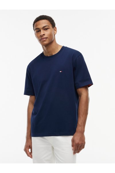 Sail Mix Media Cuff Regular Tee