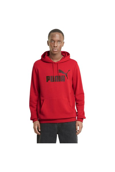 Essential Big Logo Hoodie Men's Red Casual Style Sweatshirt 58668811