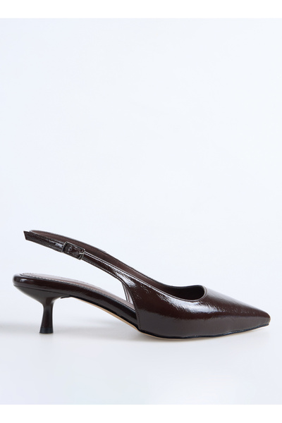 Brown Women's Heeled Shoes Kitten-Radway