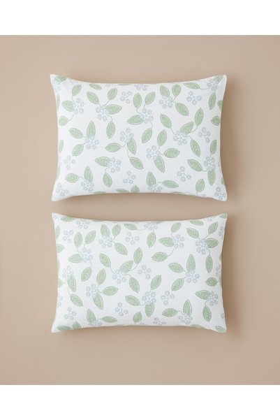 Autumn Whisper Easy-Iron 2-Piece Pillowcase 50X70 cm Green