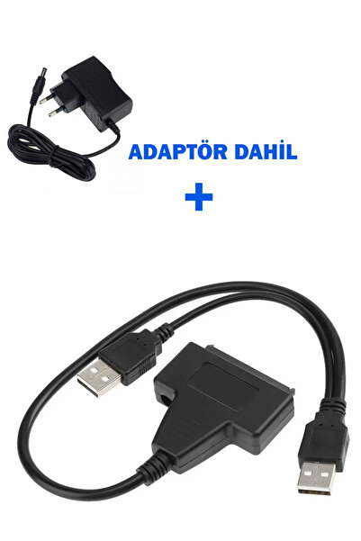 USB кон 2.5-3.5 инчен Sata конвертор + 12 волтен адаптер ВКЛУЧЕН