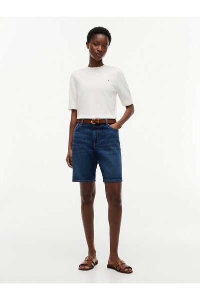 Women's Cotton Jersey Fine C-Nk Ss Swt Ww0Ww49705-Thz00