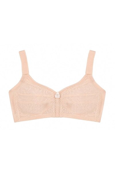 Bra -Rosina |   Ten Plus Size Lace Minimizer Underwireless Adjustable Strap Women's Bra