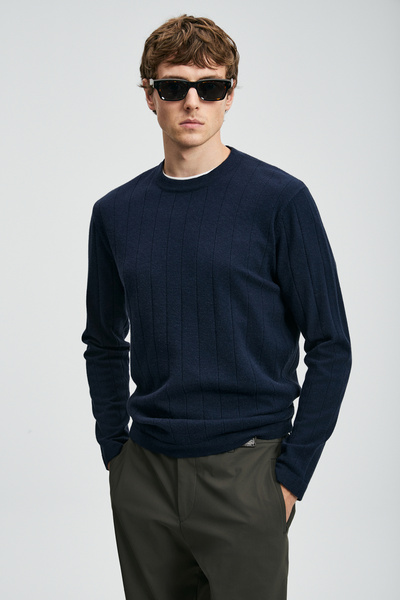 Kent Men's Sweater Navy Blue