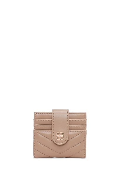 Women's Mink Quilted Card Holder 000A2D5621Kp