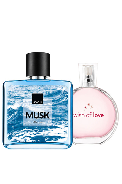 Wish Of Love женски парфем и Musk Marine машки парфем пакет