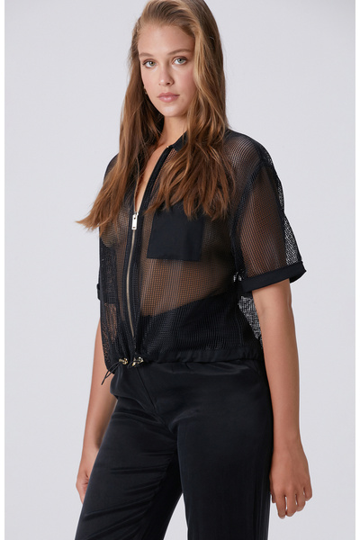 Black Mesh Jacket