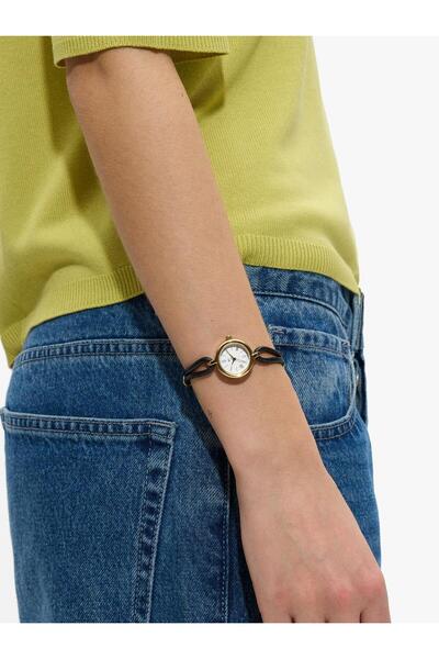 Women's Corded Round Watch
