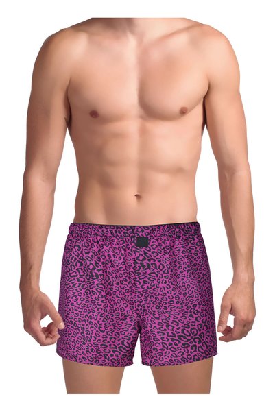The Don Siyah - Fuchsia Men's Patterned Boxer Tdnpop129