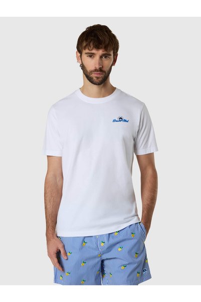 Regular Fit Printed 100% Cotton Men's Crew Neck T-Shirt