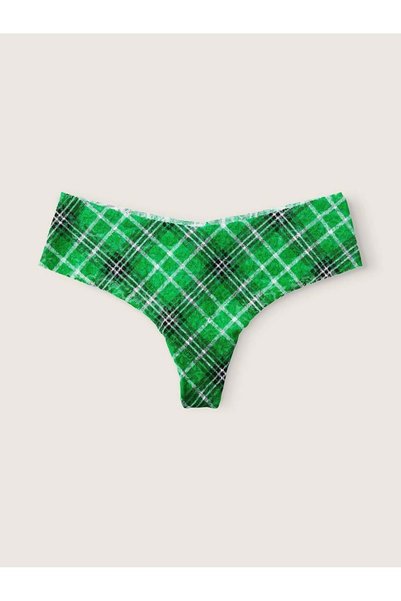Laser Cut Soft Lace Thong Panties