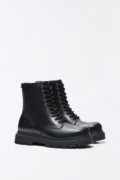 Lace-Up Ankle Boots