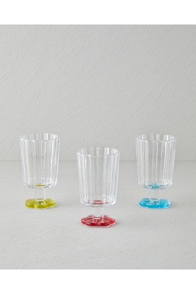 Springtime Glass 3-Piece Glass Set 280 ml Colored