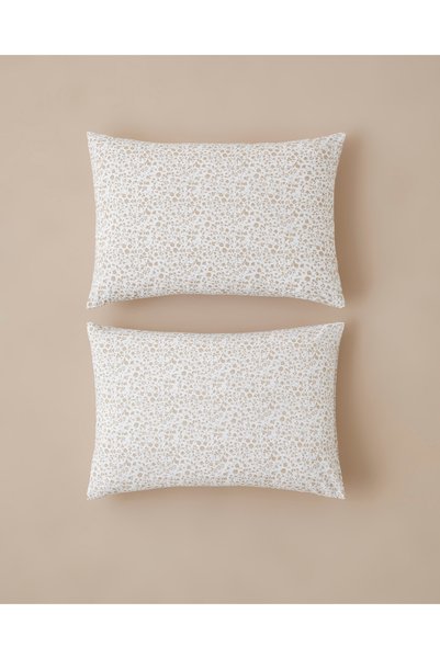 Floral Trail Easy-Iron 2-Piece Pillowcase 50X70 cm Beige