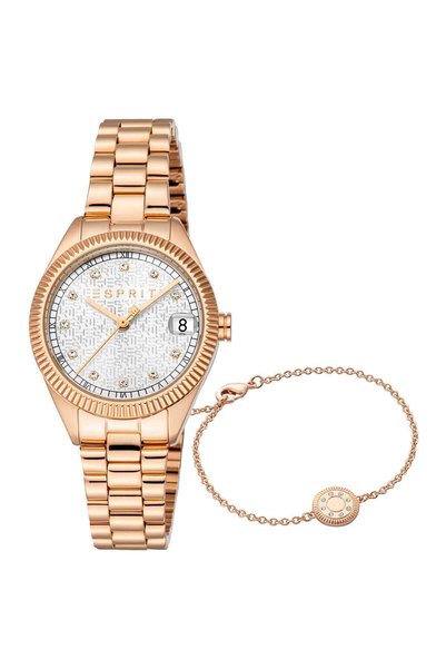 Es1L433M0045 Women's Wrist Watch and Bracelet Set