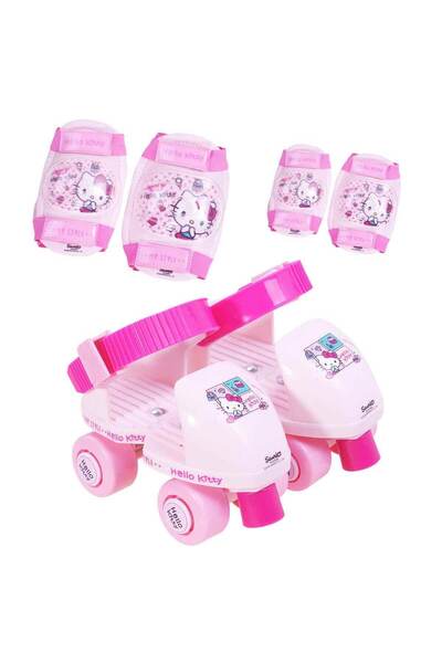 Hello Kitty сет од прилагодливи ролери со 4 тркала во торба