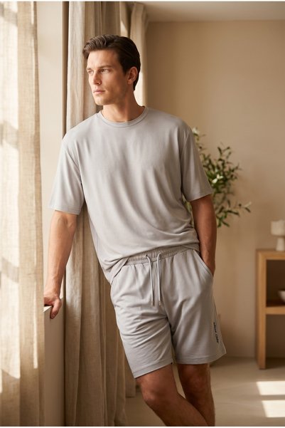 Men's Modal Gray Shorts
