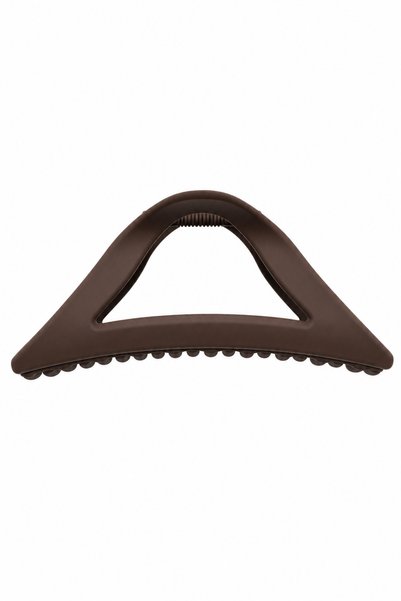 Curved Triangle Brown Hairpin for Women Daily Use Hair Accessory