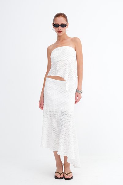 Asymmetrical Cut Skirt E18615