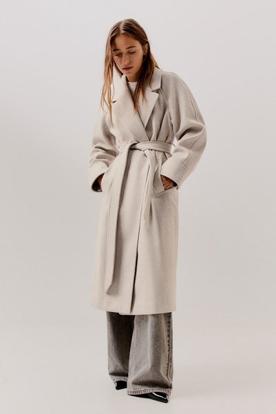 Soft Touch Belted Long Coat