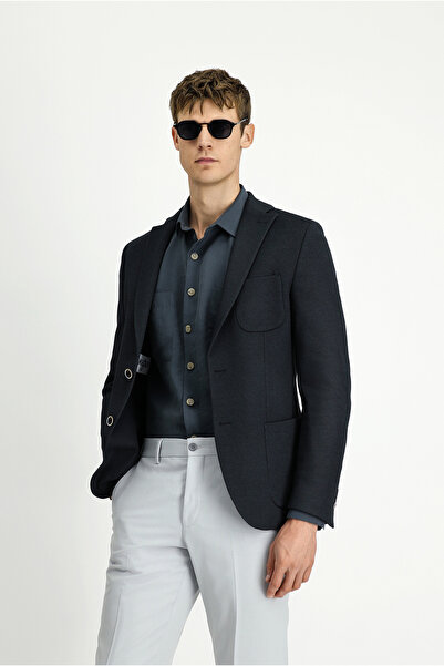 7 Drop Slim Fit памучно спортно сако