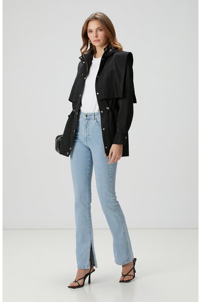 Light Indigo Blue Denim Trousers