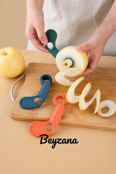 Practical Shaped Fruit Slicer |   Apple Peeling Spiral Peeler