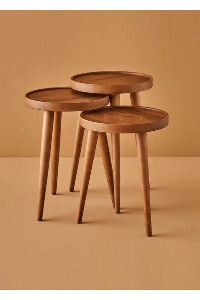 Allure Nesting Table Walnut (40x63 cm)