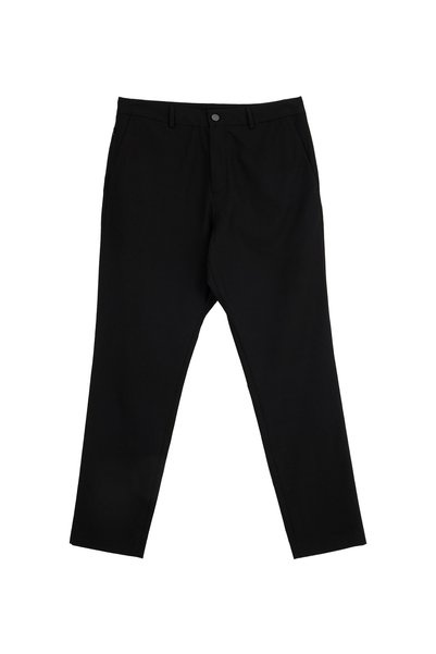 Black Men's Regular Fit Trousers Bbss26Mpt024